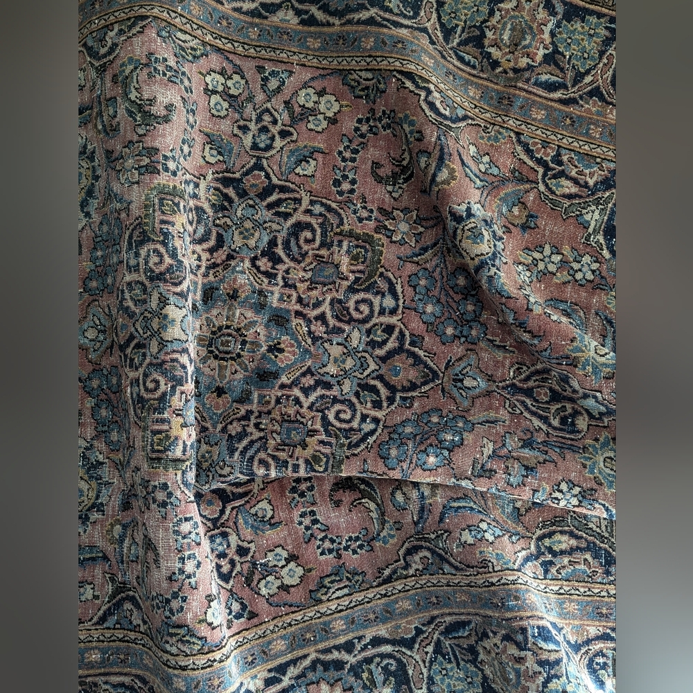 Vintage Turkish Wool Rug 4'x6' - Picture 6 of 8